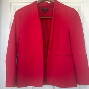 J. Crew Red Going Out Blazer Sz 8P petite 8
